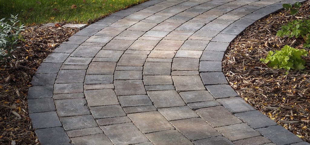 Close Up Paver Walkway